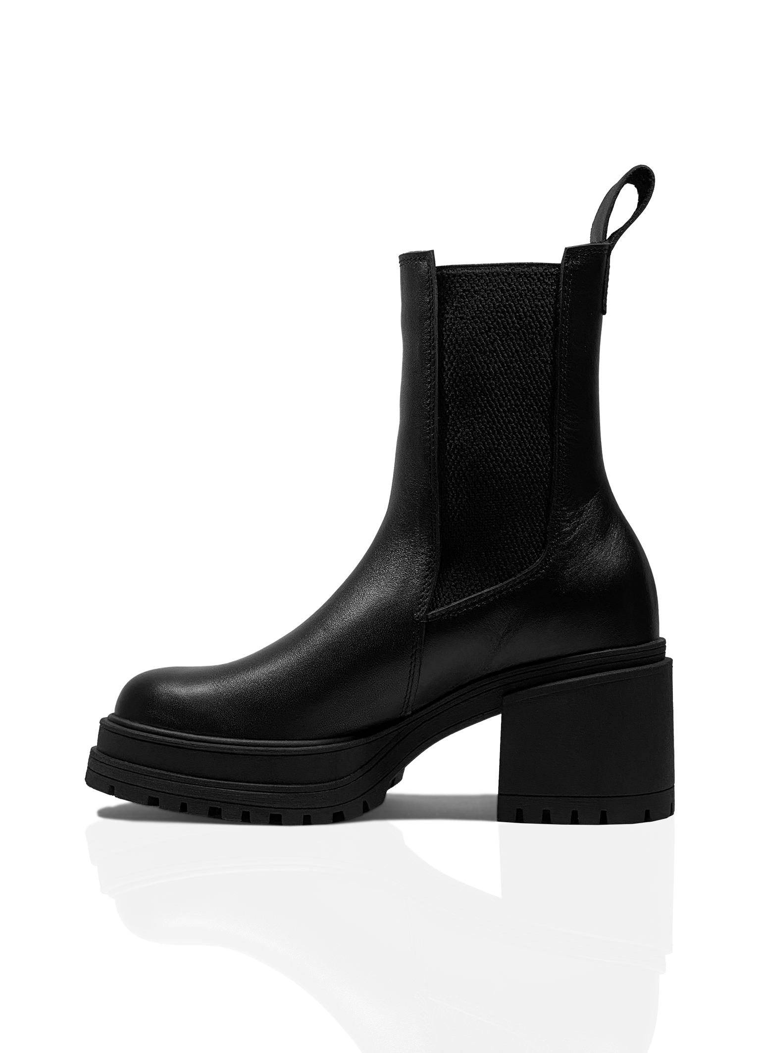 Картинка Черевики чорні шкіряні